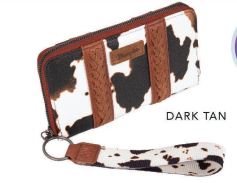 Wrangler Southwestern Cow Print Large Wallet