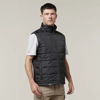 Hard Yakka Puffer Vest Black